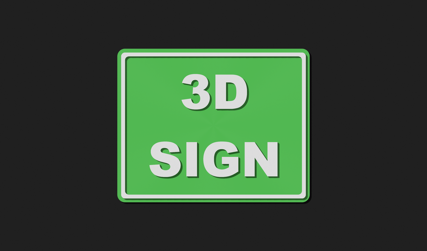 Large 3D Custom Sign