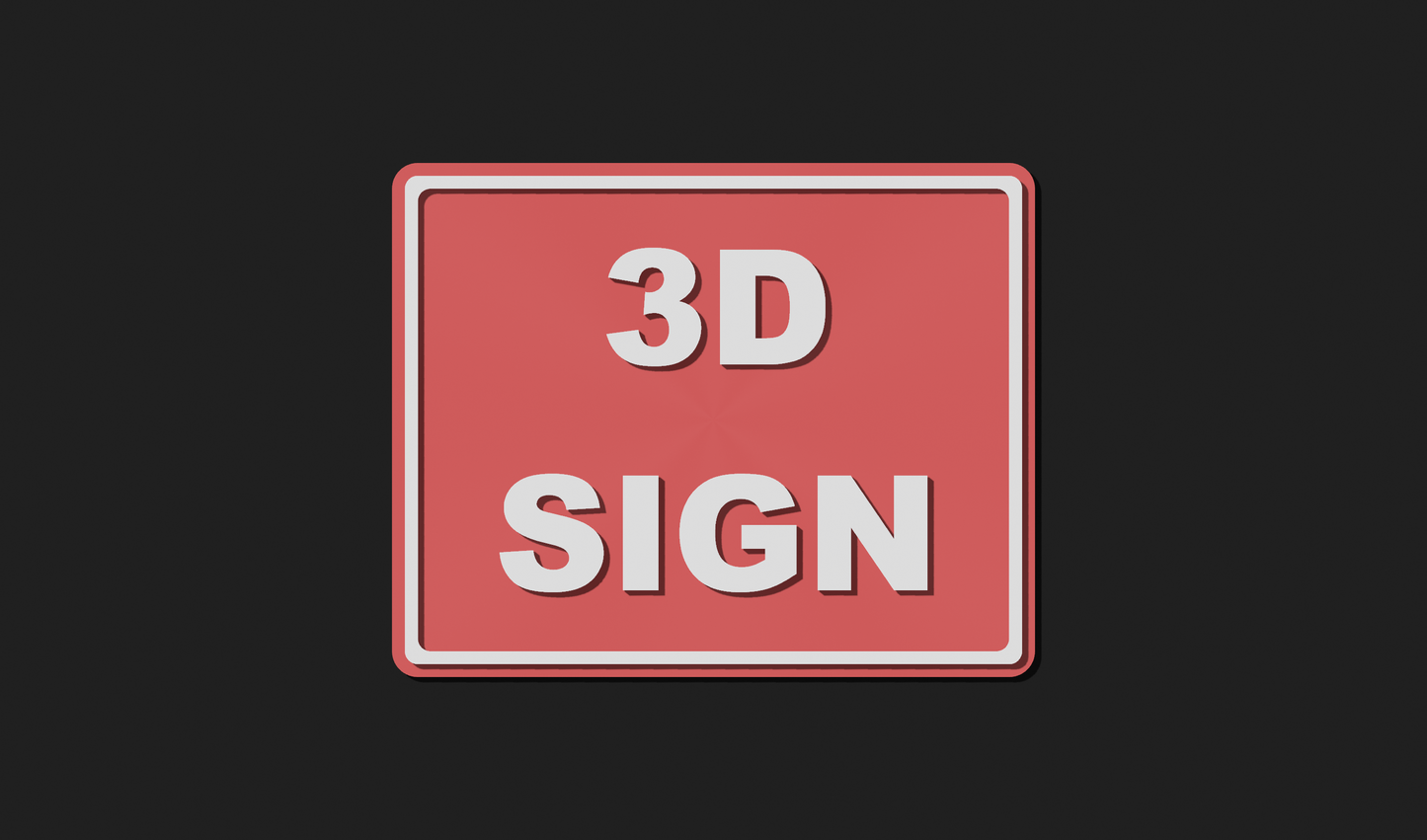 Large 3D Custom Sign
