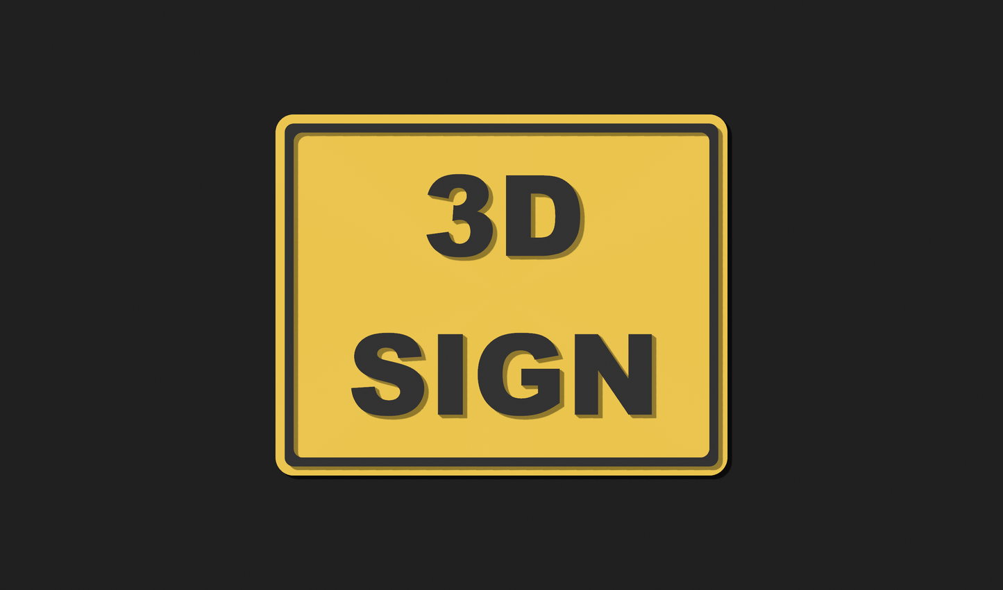 Large 3D Custom Sign