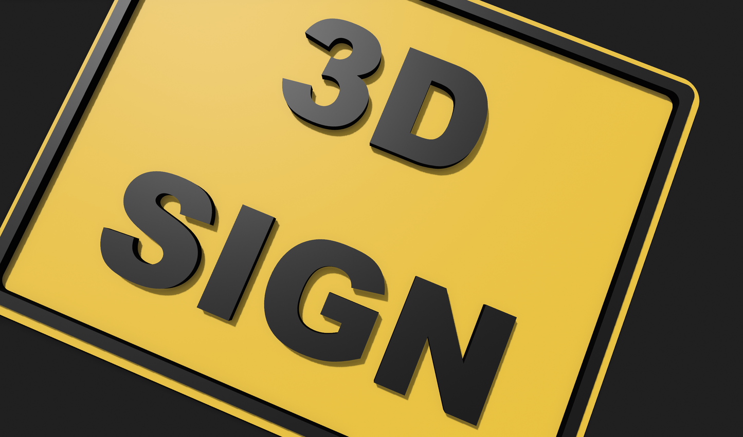 Large 3D Custom Sign