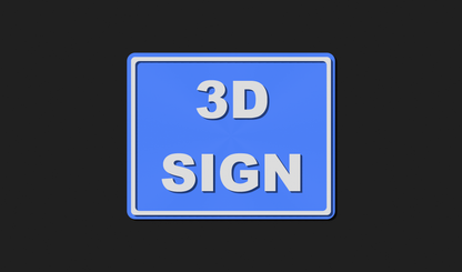 Large 3D Custom Sign