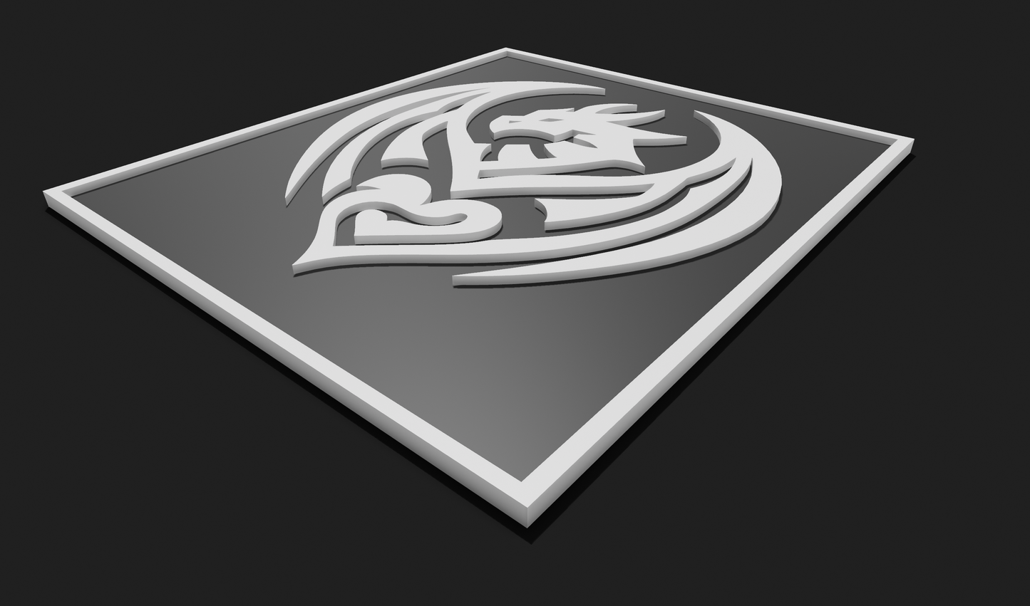 Dragon Heart Decoration Plaque