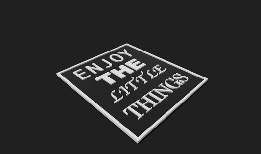 Enjoy the Little Things Decoration Plaque