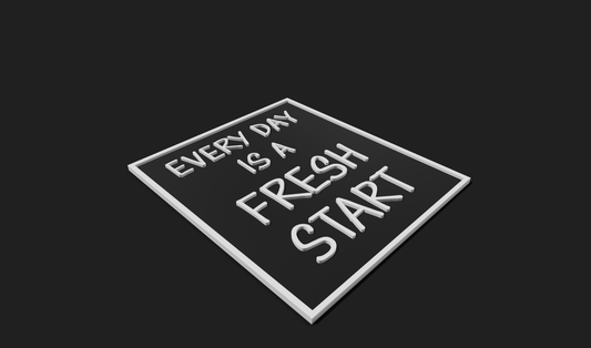 Everyday is a Fresh Start Decoration Plaque