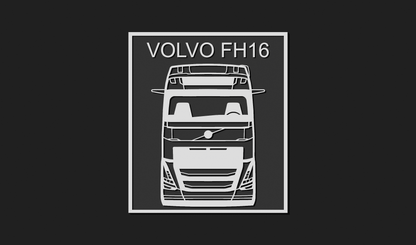 Volvo FH16 Lorry Plaque