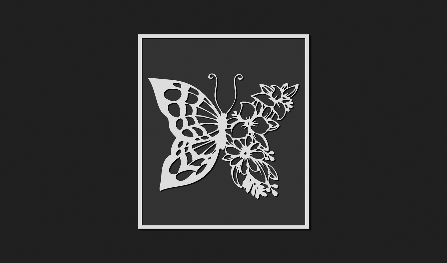 Butterfly Wall Art Plaque