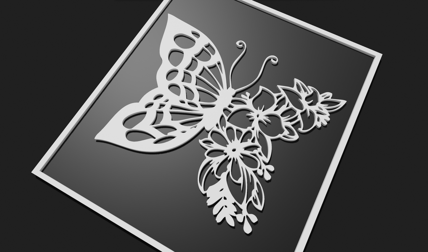 Butterfly Wall Art Plaque