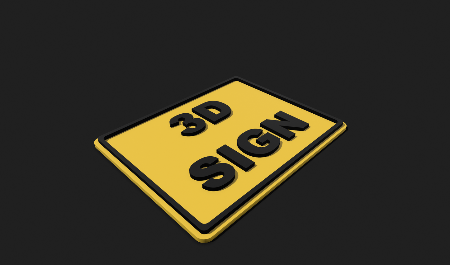 Large 3D Custom Sign