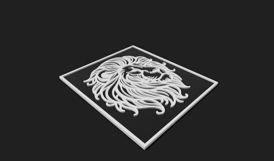 Lion Wall Art Plaque