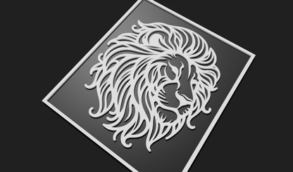 Lion Wall Art Plaque