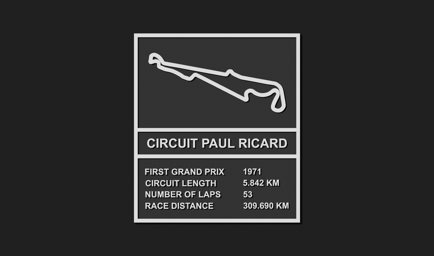 F1 Track Plaques Bundle Collection